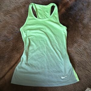 Youth green Nike tank top